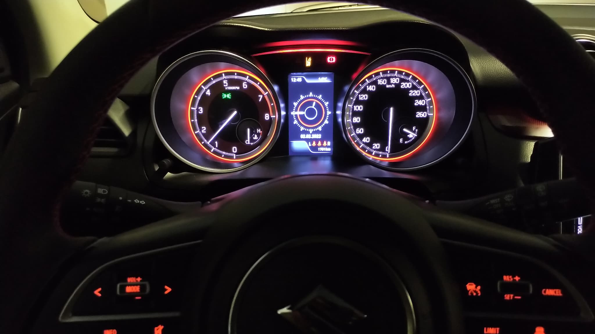 La Suzuki Swift Sport atteint le 0 à 100 en 9,1 secondes.