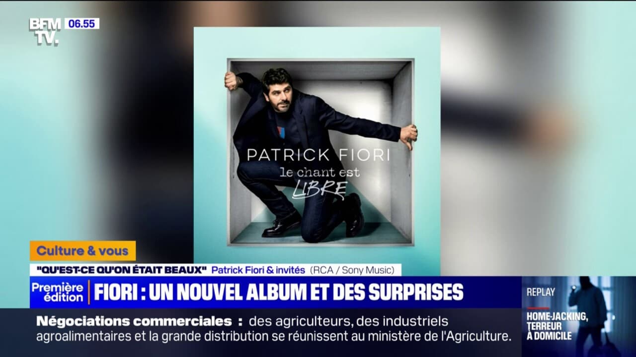 Michel Drucker intervient dans le dernier album de Patrick Fiori, “Le