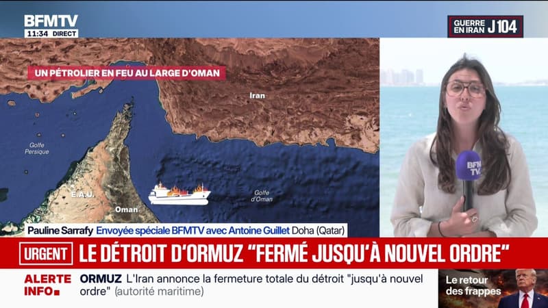 Guerre au Moyen-Orient: l'Iran garantit que le détroit d'Ormuz est "fermé jusqu'à nouvel ordre" malgré les démentis américains