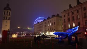 La grande roue de la place Bellecour, à Lyon, le 7 décembre 2016 .