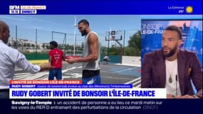 Rudy Gobert, joueur de basket-ball évoluant en NBA, revient sur la création de son académie qui vient en aide aux jeunes