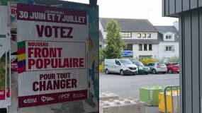 Une affiche du Nouveau Front populaire