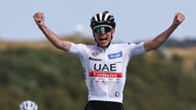 Tadej Pogacar remporte la 20 étape du Tour de France, le 22 juillet 2023.