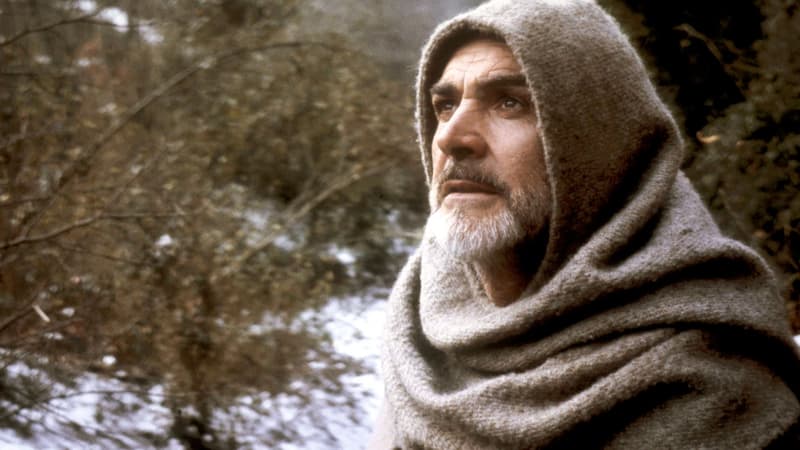 Sean Connery  dans "Le Nom de la rose"