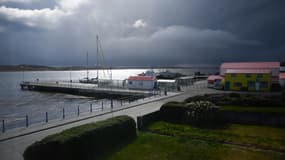 Photo prise à Stanley, dans les îles Malouines (Malvinas), un territoire britannique d'outre-mer situé dans l'océan Atlantique sud, le 12 octobre 2019. 