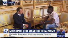 "Bravo". À l’Élysée, Emmanuel Macron félicite Mamoudou Gassama pour son geste héroïque 