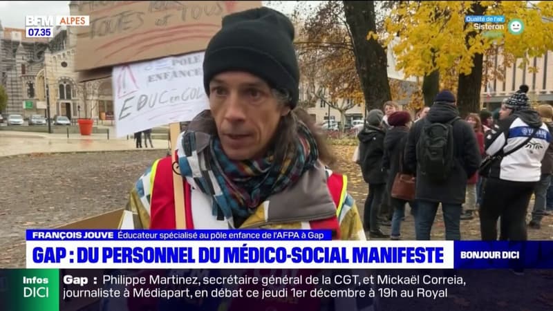 Gap: manifestation du personnel du médico-social
