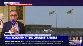 Visite de Charles III à Bordeaux: "Nous allons planter un arbre dans les jardins de l'hôtel de ville avec le roi et la reine", indique le maire (EELV) de Bordeaux, Pierre Hurmic