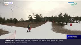 Alpes-Maritimes: dans les stations de ski, la neige se fait rare
