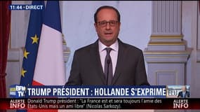 Donald Trump président des États-Unis: "J'engagerai une discussion avec la nouvelle administration américaine mais je le ferai avec vigilance et franchise"