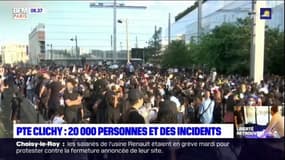 Paris: 20.000 personnes ont manifesté mardi en souvenir d'Adama Traoré et contre les violences policières, quelques incidents ont éclaté à la fin du rassemblement