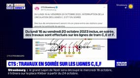 CTS: travaux en soirée sur les lignes C, E, F