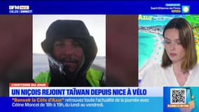 L'histoire du jour : un niçois rejoint Taïwan en vélo