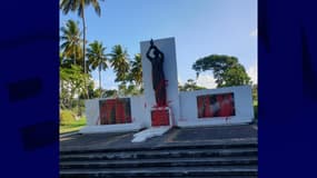 Six monuments aux morts vandalisés en une nuit en Martinique, le samedi 17 juin 2023.