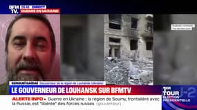 "L'évacuation ne s'arrête jamais, on continue de mettre des civils dans des bus": le témoignage du gouverneur de la région de Louhansk en Ukraine