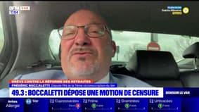 Var: le député Frédéric Boccaletti votera "toutes les motions de censure"