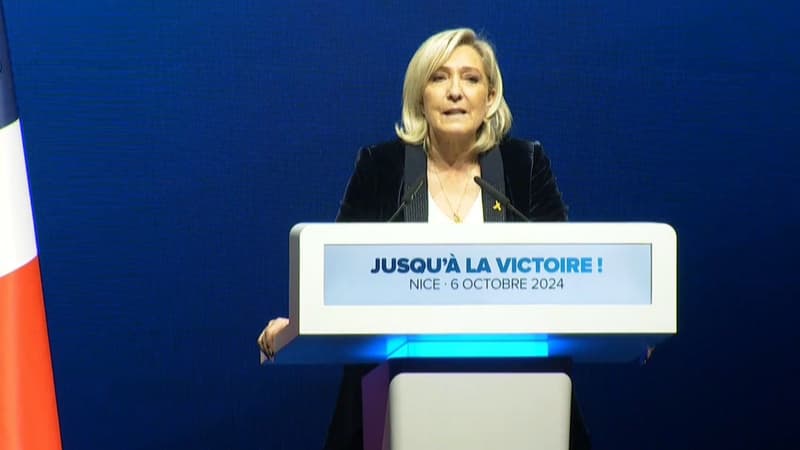 DIRECT. Meeting du RN à Nice: Marine Le Pen estime qu'Emmanuel Macron et son camp 