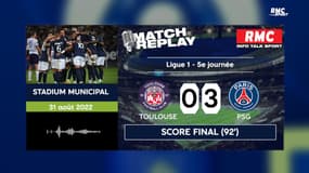 Toulouse 0-3 PSG : le goal replay de la victoire parisienne avec les commentaires RMC