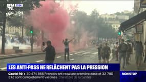 Manifestation anti-pass sanitaire: des incidents aux abords de la place Bellecour à Lyon