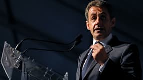 Nicolas Sarkozy a participé pour la première fois à la fête de la violette samedi, dans le Loir-et-Cher.