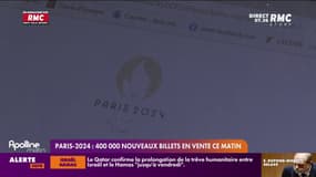 Paris-2024: 400 000 nouveaux billets en vente ce matin