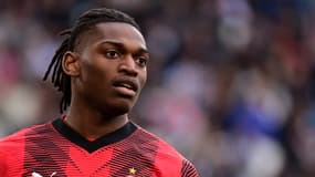 Rafael Leao, attaquant de l'AC Milan, 27 avril 2024