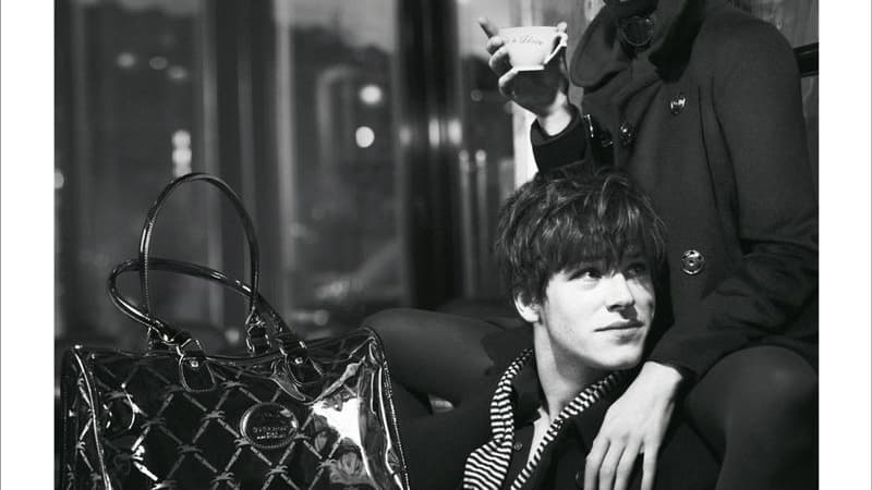 Kate Moss et Gaspard Ulliel pour Longchamp
