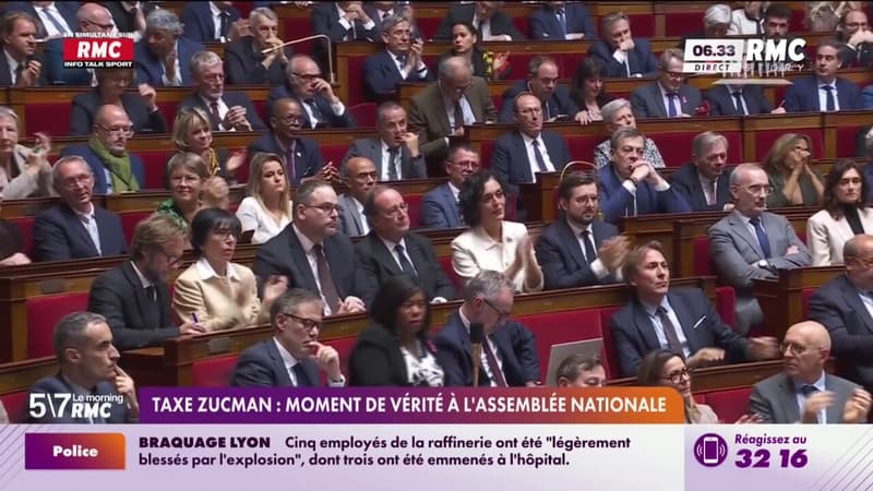 Taxe Zucman: moment de vérité à l'Assemblée nationale