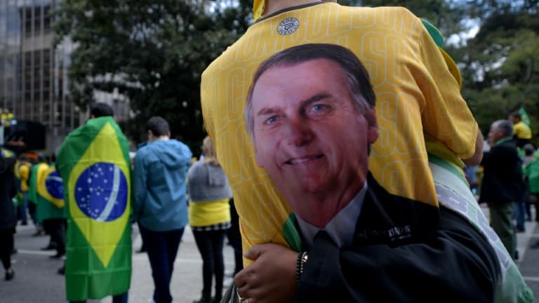 Des manifestants rassemblés pour exprimer leur soutien au président Jair Bolsonaro à Sao Paulo, au Brésil le 1er août 2021 (photo d'illustation)