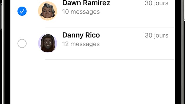 Apple permet seulement de récupérer les messages supprimés depuis, au plus tard, 30 jours.