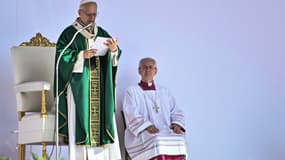 Le pape Léon XIV a présidé une messe dans le quartier de Tor Vergata à Rome, dans le cadre du Jubilé de la Jeunesse, le 3 août 2025. 
