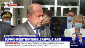 Éric Dupond-Moretti: "Le rappel à la loi n'impressionnait plus que les honnêtes gens"