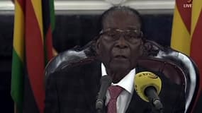 Le président du Zimbabwe Robert Mugabe, le 19 novembre 2017.