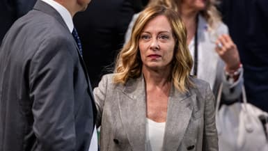 La Première ministre italienne Giorgia Meloni, à Washington, D.C., aux États-Unis, le 11 juillet 2024.