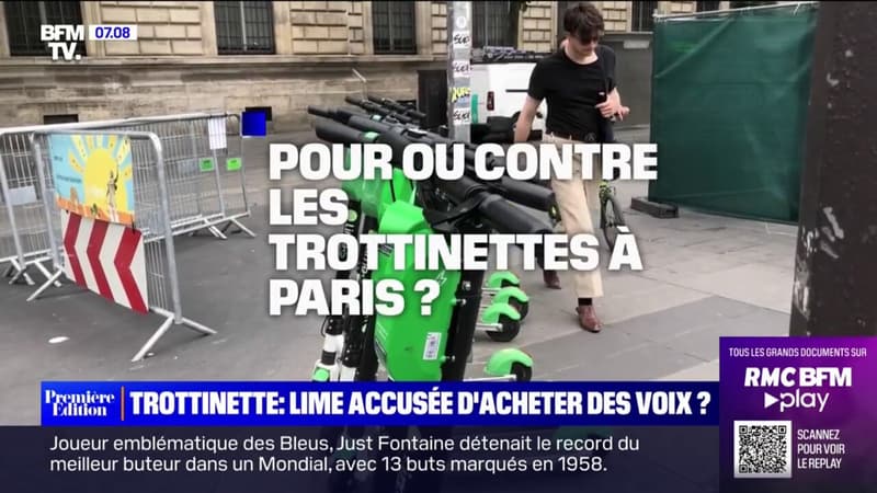 Votation citoyenne sur les trottinettes électriques à Paris: Lime accusée d'acheter des voix