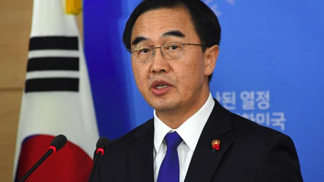 Le ministre de l'Unification sud-coréen, Cho Myoung-Gyon, le 2 janvier 2018.