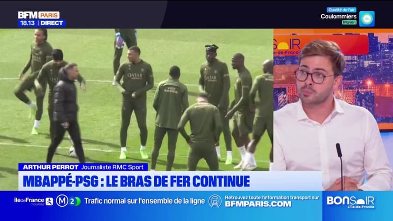 Mbappé-PSG: le bras de fer continue