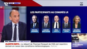 Éric Zemmour: les candidat de LR "font campagne pour être Premier ministre de Macron"