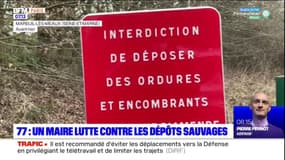 Seine-et-Marne: un maire lutte contre les dépôts sauvages