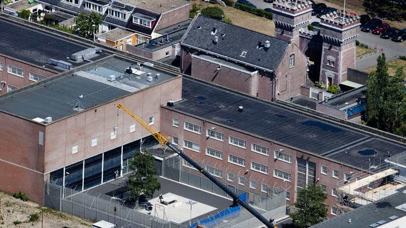 La prison de Scheveningen, à La Haye, aux Pays-Bas