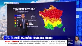 La tempêté Ciarán est-elle comparable aux tempêtes Lothar et Martin de 1999?