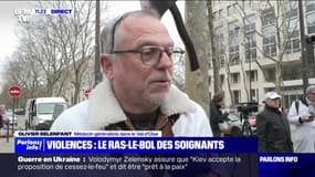  "Il faut que l'État assure notre protection": les soignants manifestent contre les violences qu'ils subissent