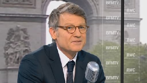 Vincent Peillon sur le plateau de BFMTV, le 13 mai 2013