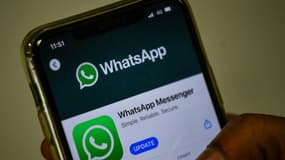 L'application de messagerie sécurisée WhatsApp.