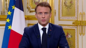Emmanuel Macron le jeudi 12 octobre 2023.