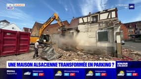 Hochfelden: une maison alsacienne détruite pour construire un parking
