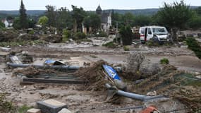 Des dégâts dans une ville allemande 