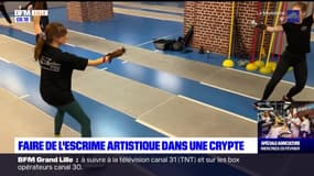 Les Ch'tites Sorties du samedi 24 février 2024 - Faire de l'escrime artistique dans une crypte