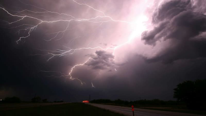 Orage. (illustration)