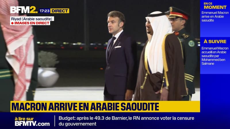 Arabie Saoudite : Emmanuel Macron est arrivé à Riyad